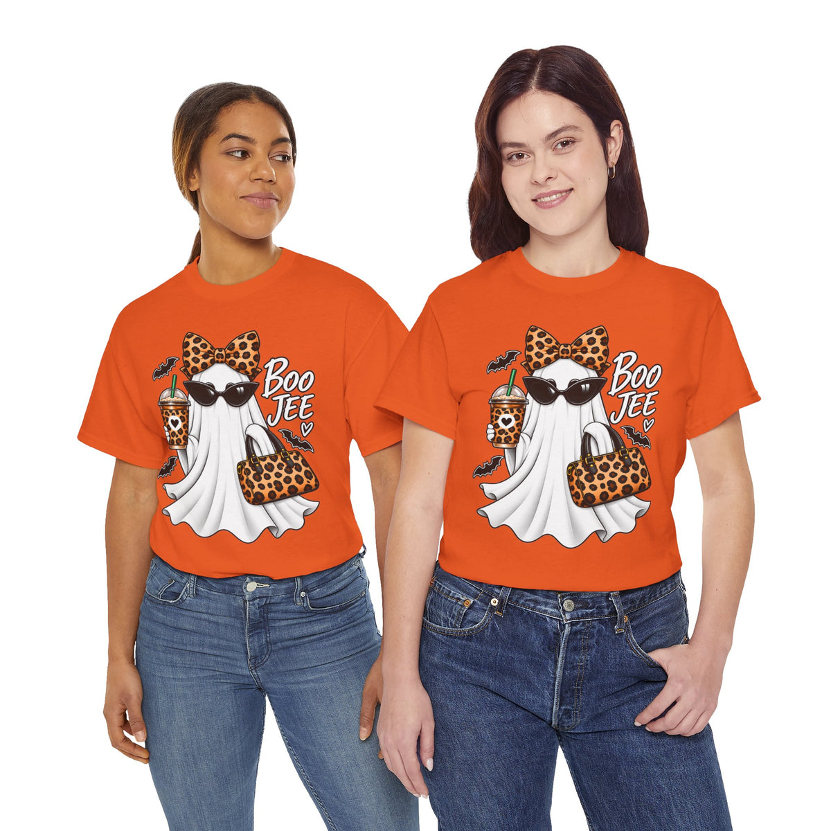 Boo Jee Halloween T-Shirt | Leopard Chic Ghost Tee