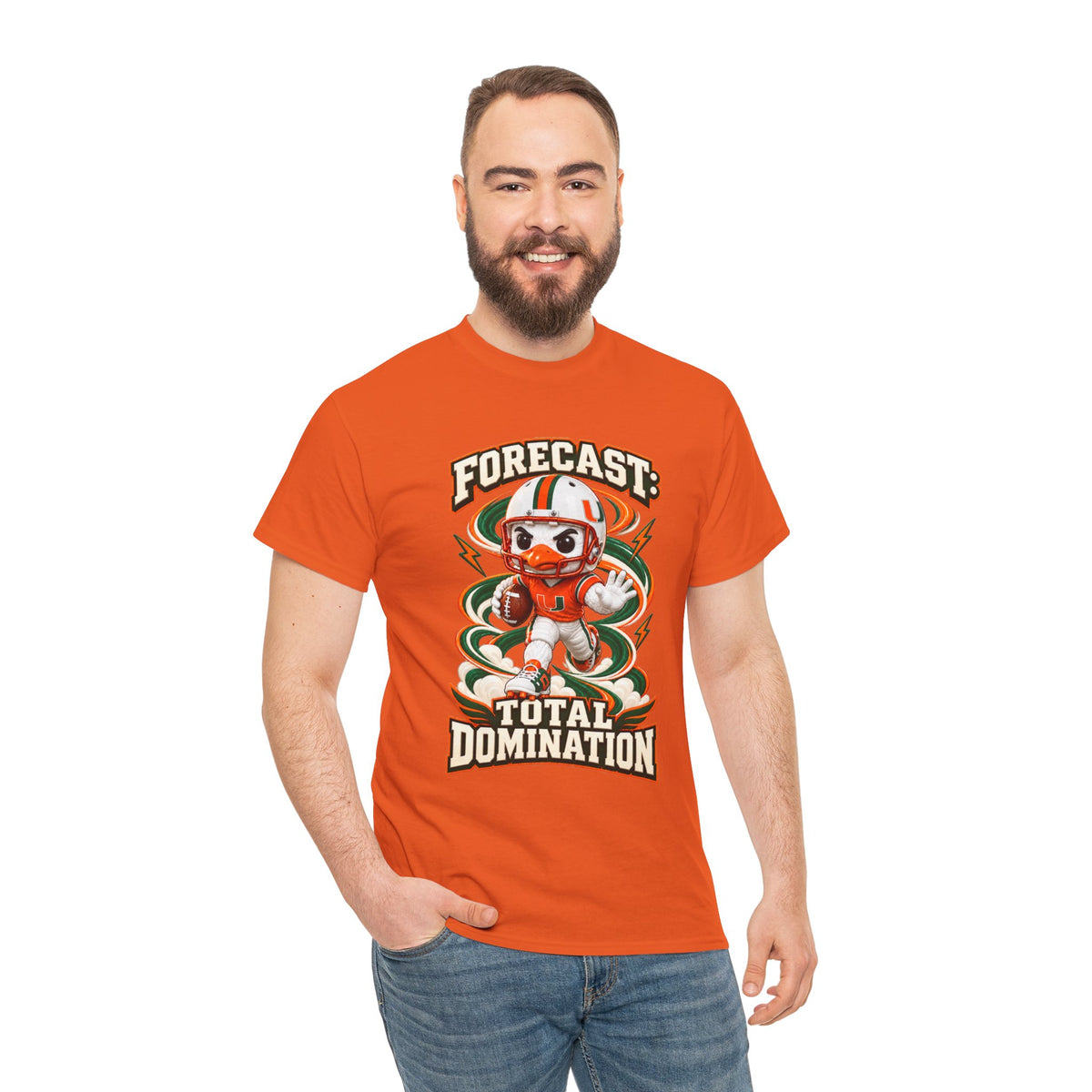Forecast: Total Domination T-Shirt | UM | Miami |Canes | Cartoon Tee | Graphic tee