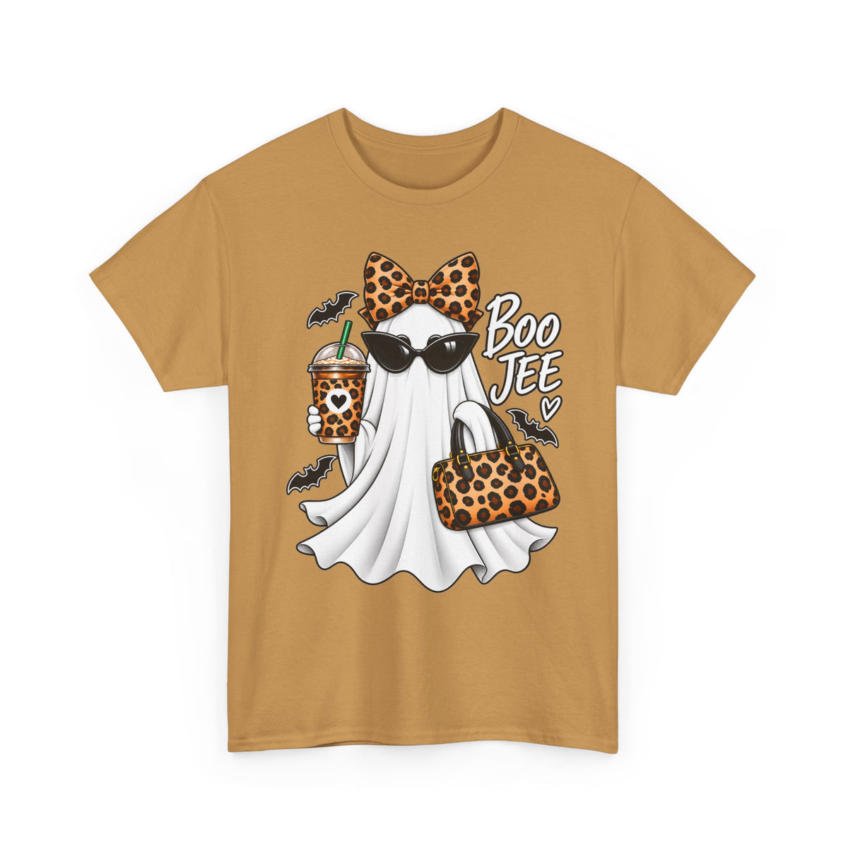 Boo Jee Halloween T-Shirt | Leopard Chic Ghost Tee