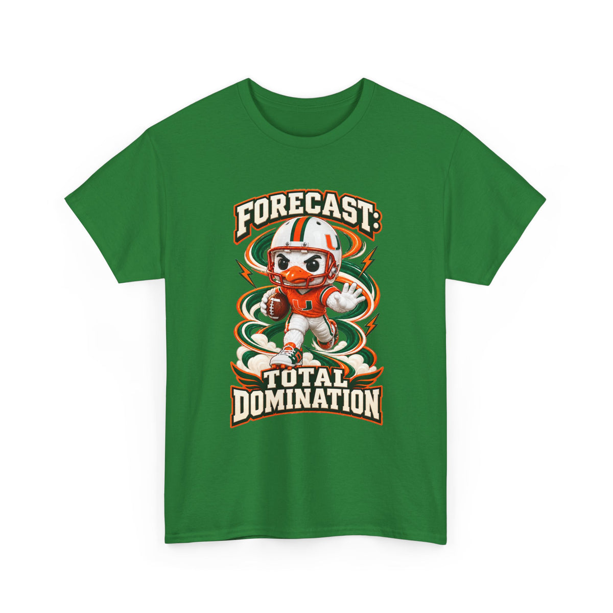 Forecast: Total Domination T-Shirt | UM | Miami |Canes | Cartoon Tee | Graphic tee