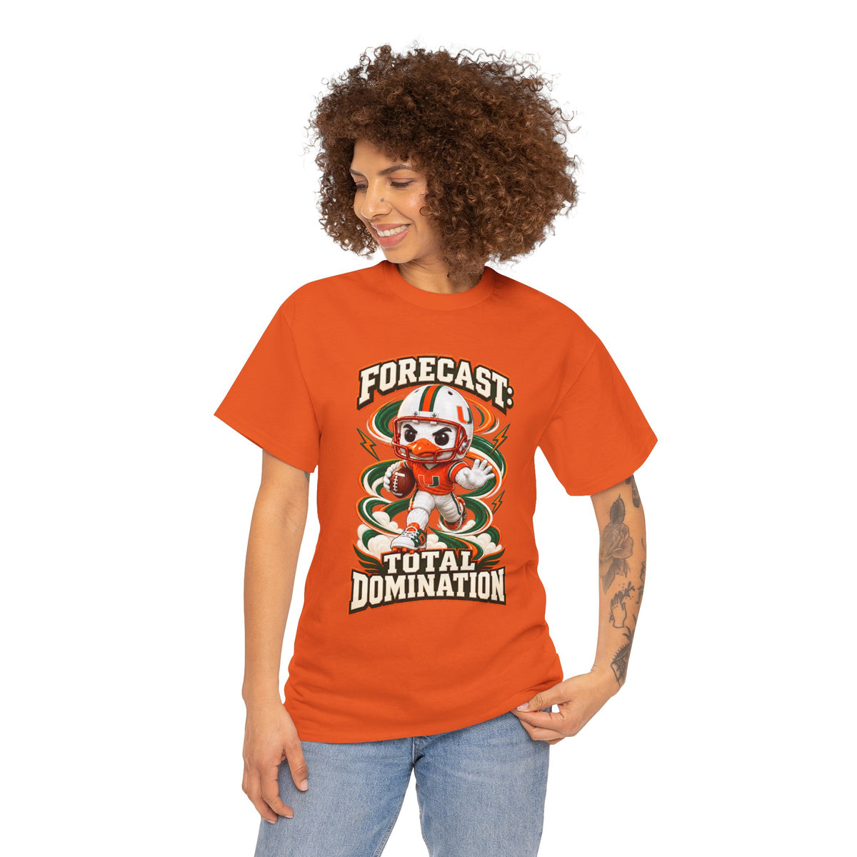 Forecast: Total Domination T-Shirt | UM | Miami |Canes | Cartoon Tee | Graphic tee