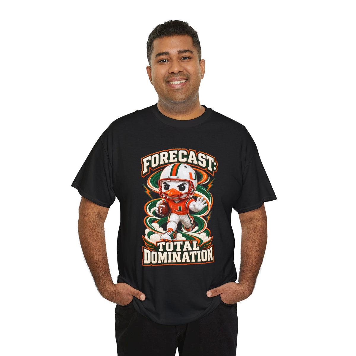 Forecast: Total Domination T-Shirt | UM | Miami |Canes | Cartoon Tee | Graphic tee