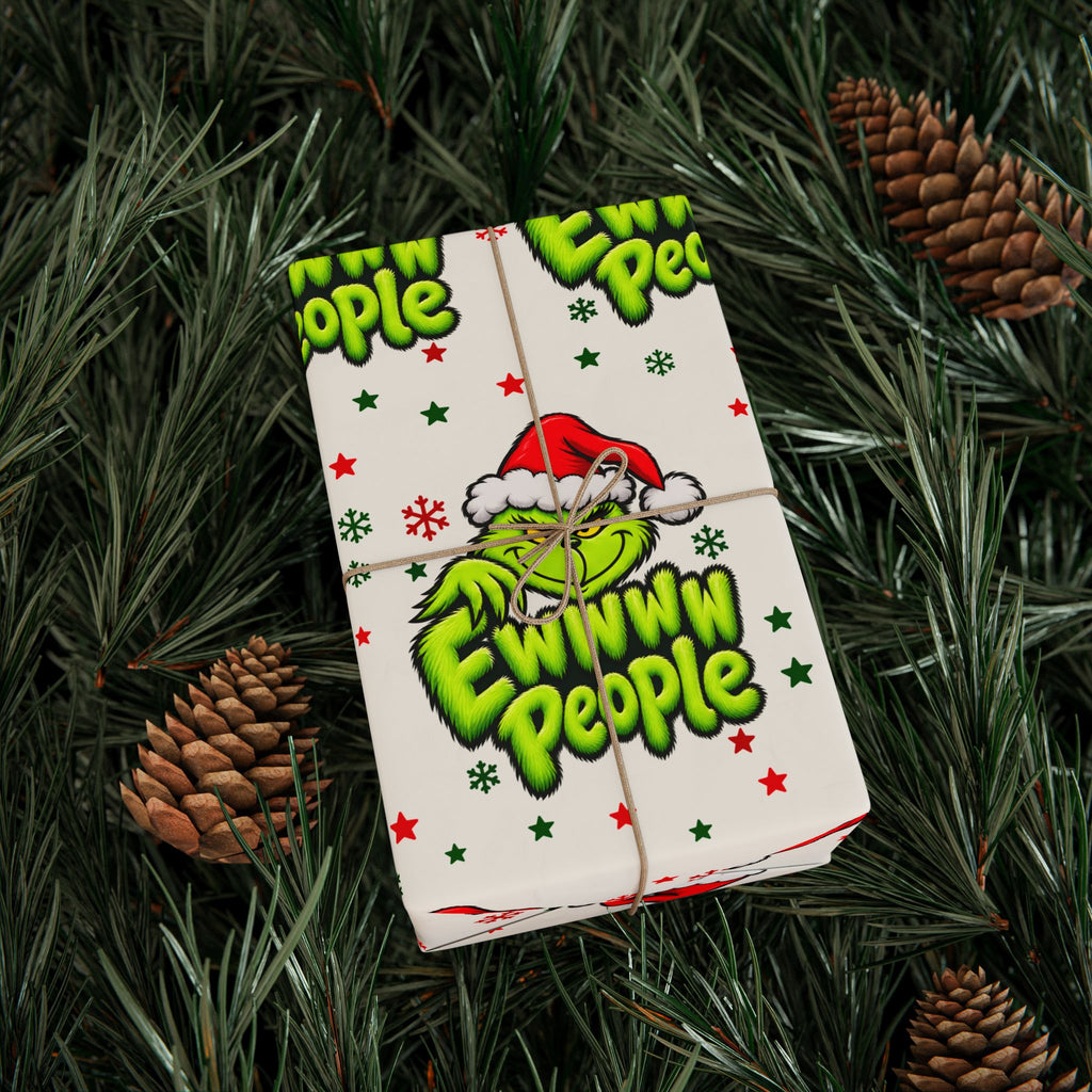 Grinch-Inspired Christmas Wrapping Paper