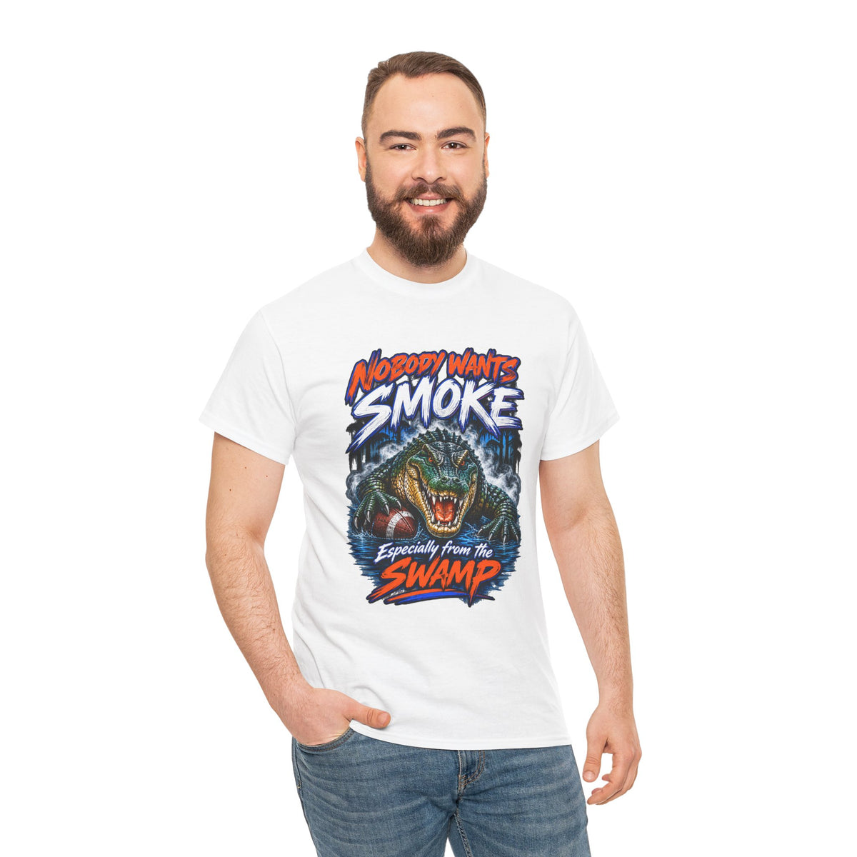 Gator Monster 'Nobody Wants Smoke' Tee | UF Gators Creature Graphic