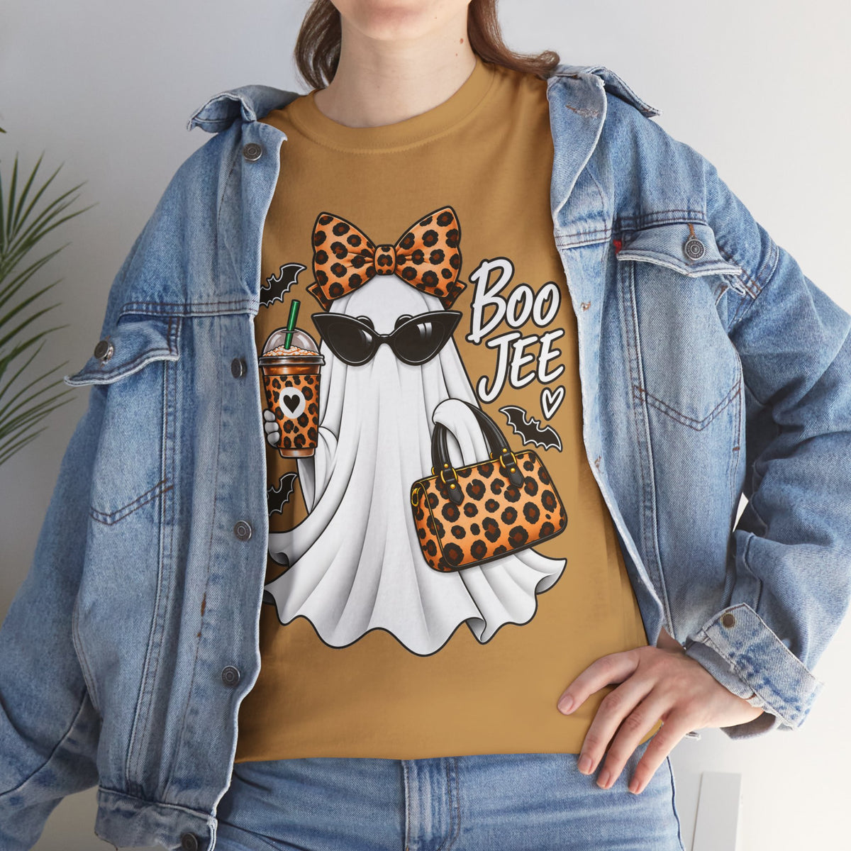 Boo Jee Halloween T-Shirt | Leopard Chic Ghost Tee