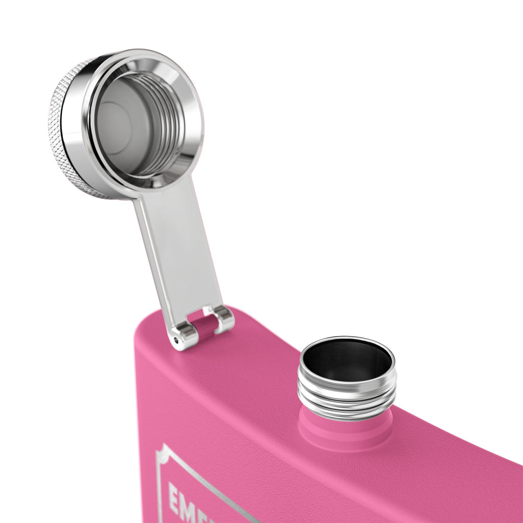 Break In Case of Adulting Personalized Stainless Steel Flask