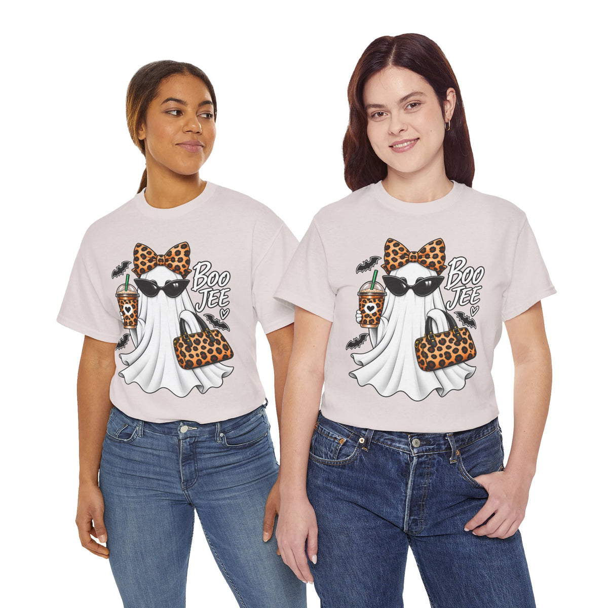 Boo Jee Halloween T-Shirt | Leopard Chic Ghost Tee