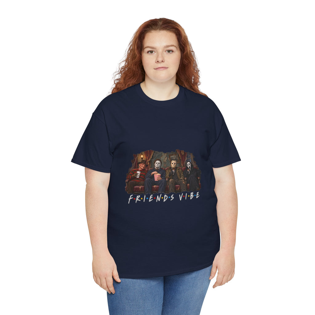 Horror Movie Icons Friends Vibe Tee | Vintage Slasher Characters Graphic Shirt | Unisex designs