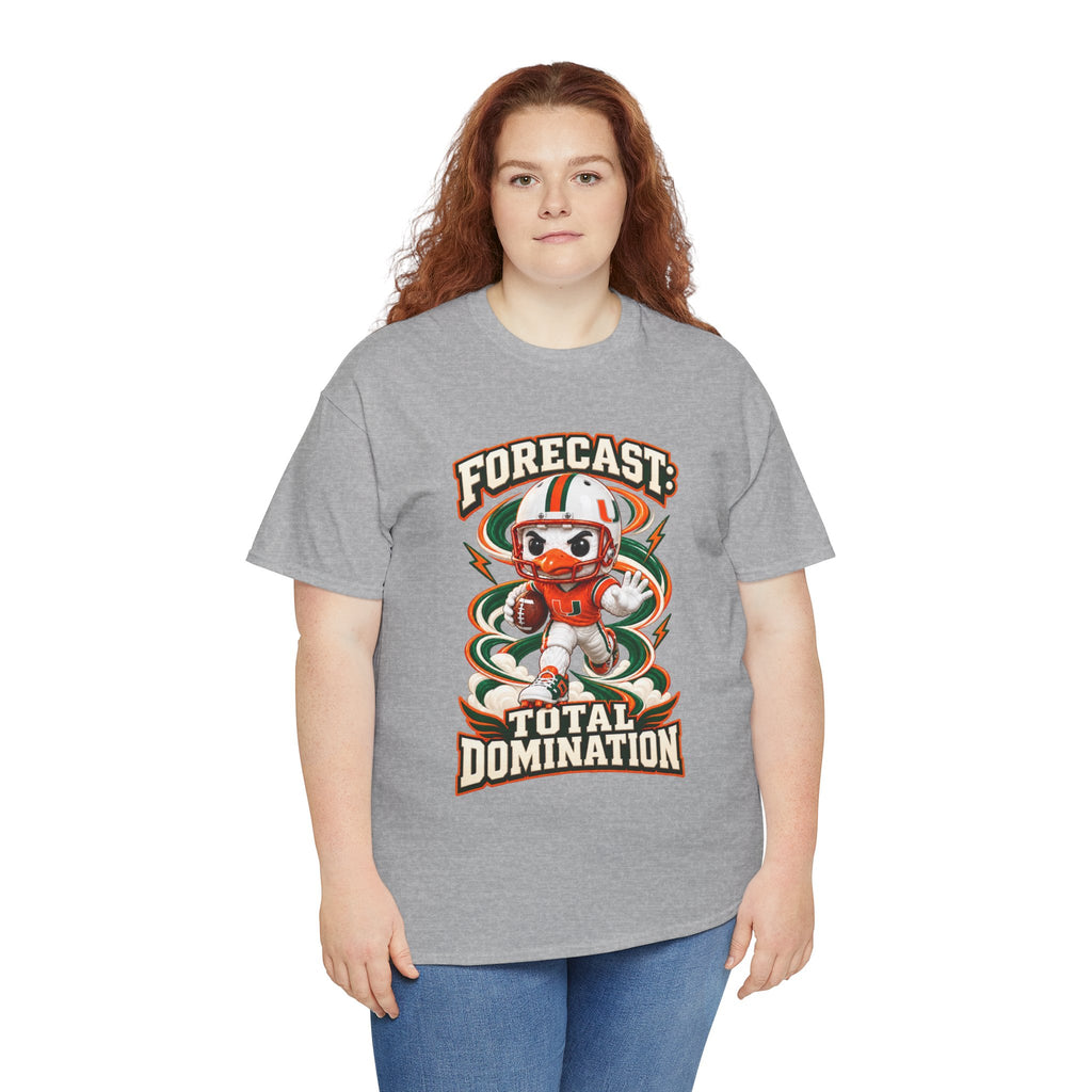 Forecast: Total Domination T-Shirt | UM | Miami |Canes | Cartoon Tee | Graphic tee
