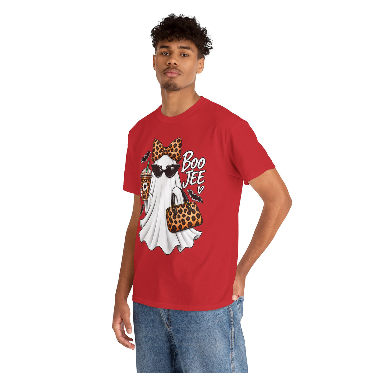 Boo Jee Halloween T-Shirt | Leopard Chic Ghost Tee