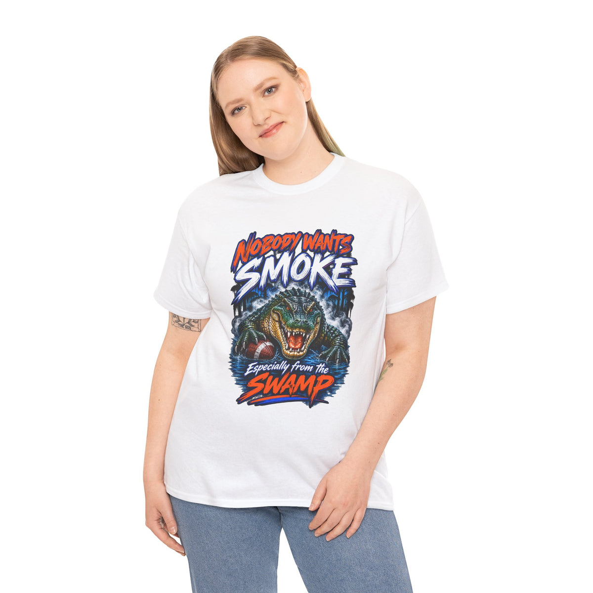 Gator Monster 'Nobody Wants Smoke' Tee | UF Gators Creature Graphic