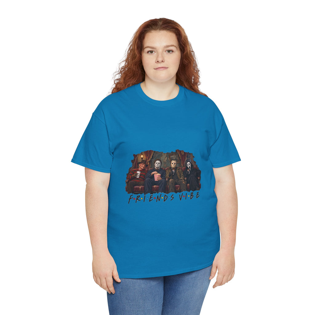 Horror Movie Icons Friends Vibe Tee | Vintage Slasher Characters Graphic Shirt | Unisex designs