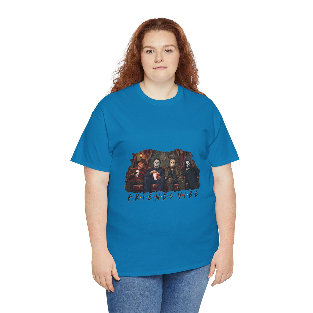 Horror Movie Icons Friends Vibe Tee | Vintage Slasher Characters Graphic Shirt | Unisex designs
