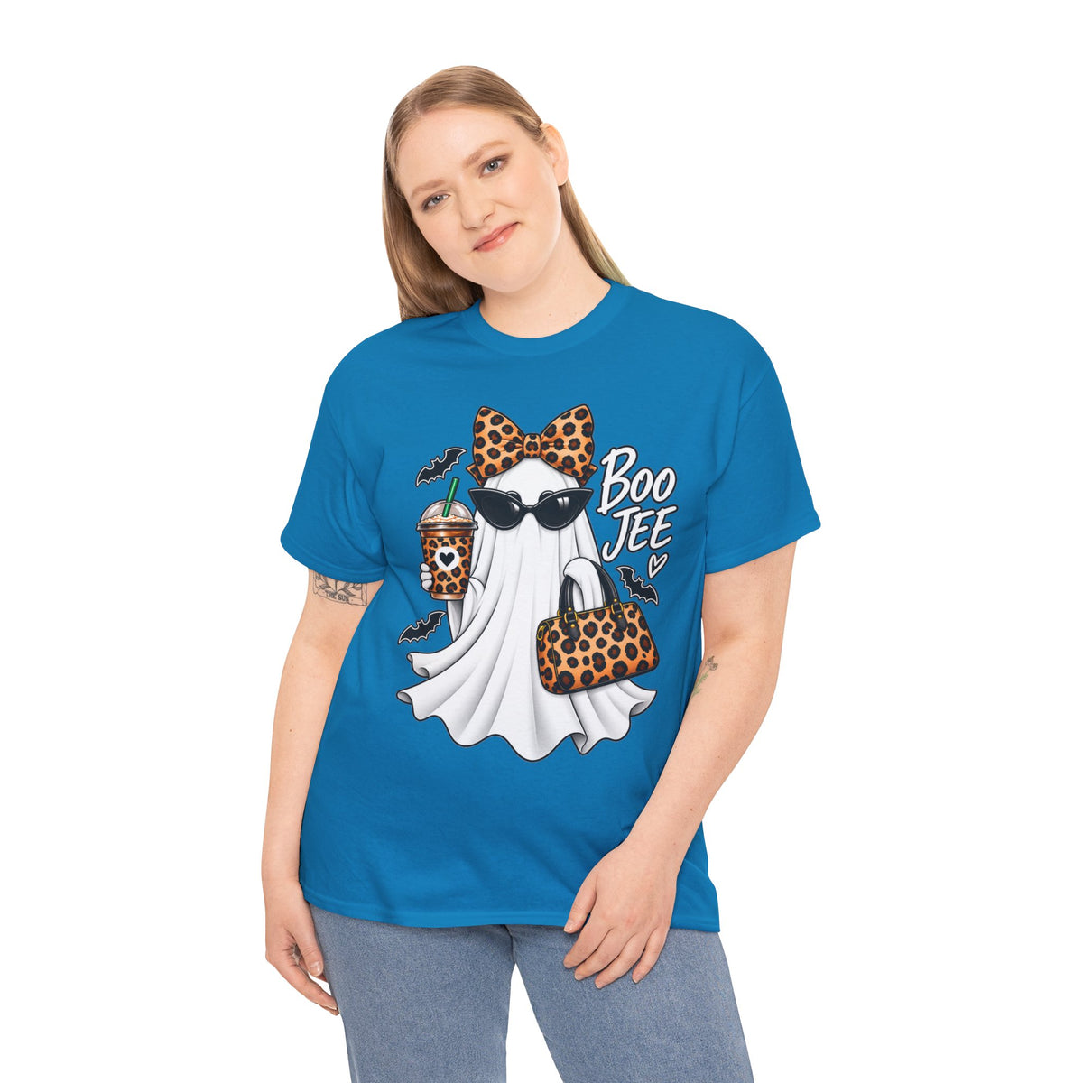 Boo Jee Halloween T-Shirt | Leopard Chic Ghost Tee