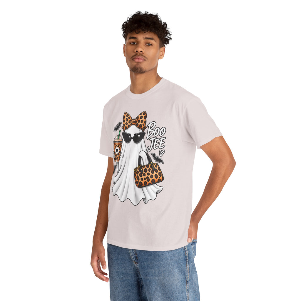 Boo Jee Halloween T-Shirt | Leopard Chic Ghost Tee