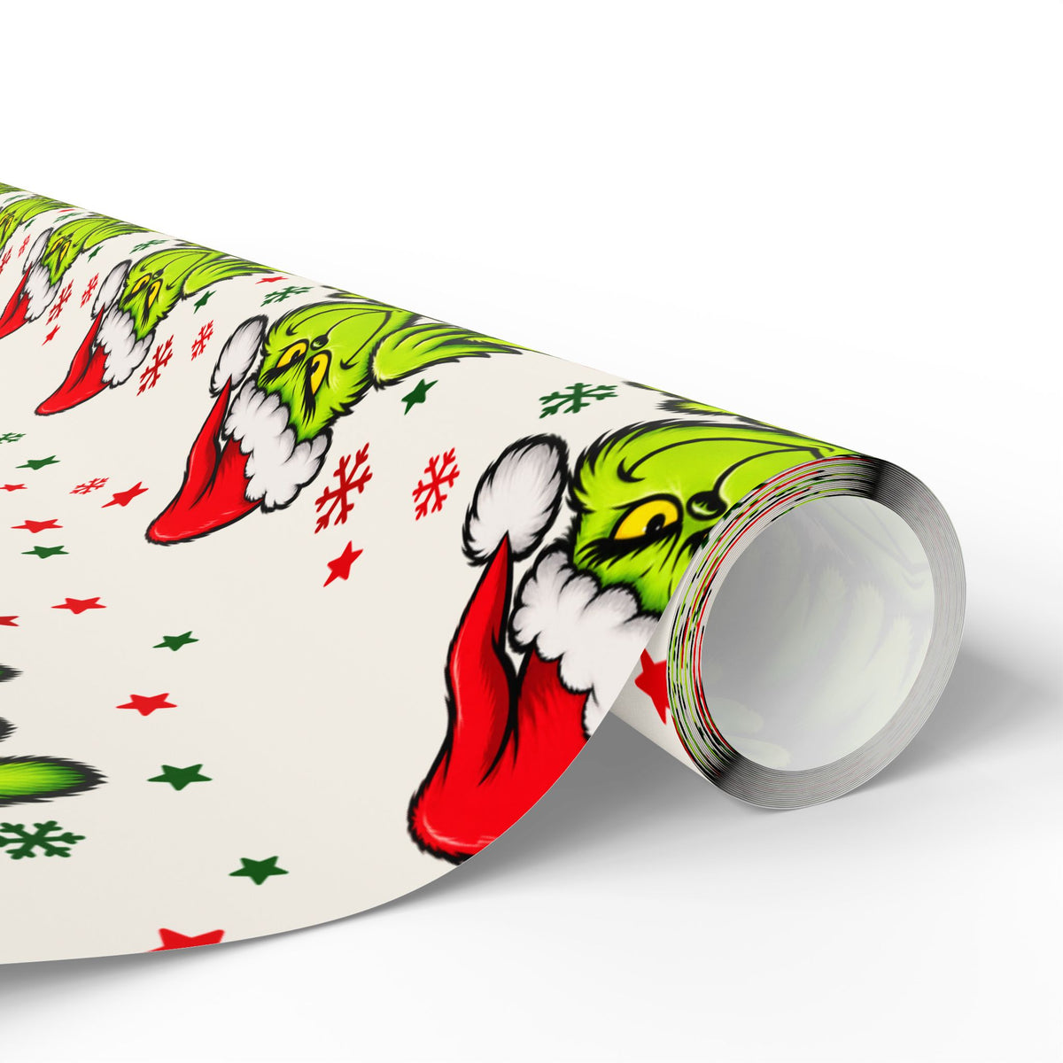 Grinch-Inspired Christmas Wrapping Paper