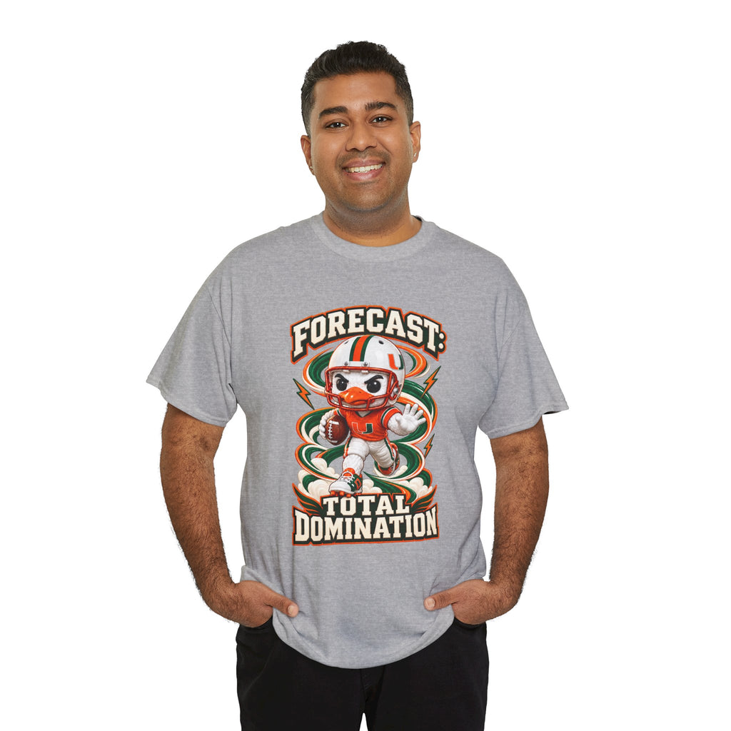 Forecast: Total Domination T-Shirt | UM | Miami |Canes | Cartoon Tee | Graphic tee