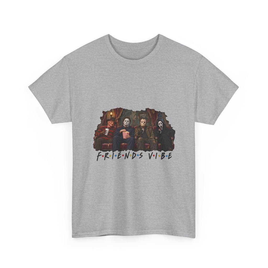 Horror Movie Icons Friends Vibe Tee | Vintage Slasher Characters Graphic Shirt | Unisex designs