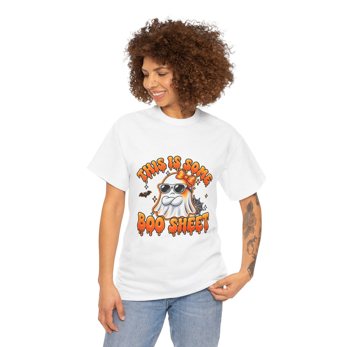 This Is Some Boo Sheet ghost tee | Halloween shirt, funny spooky design