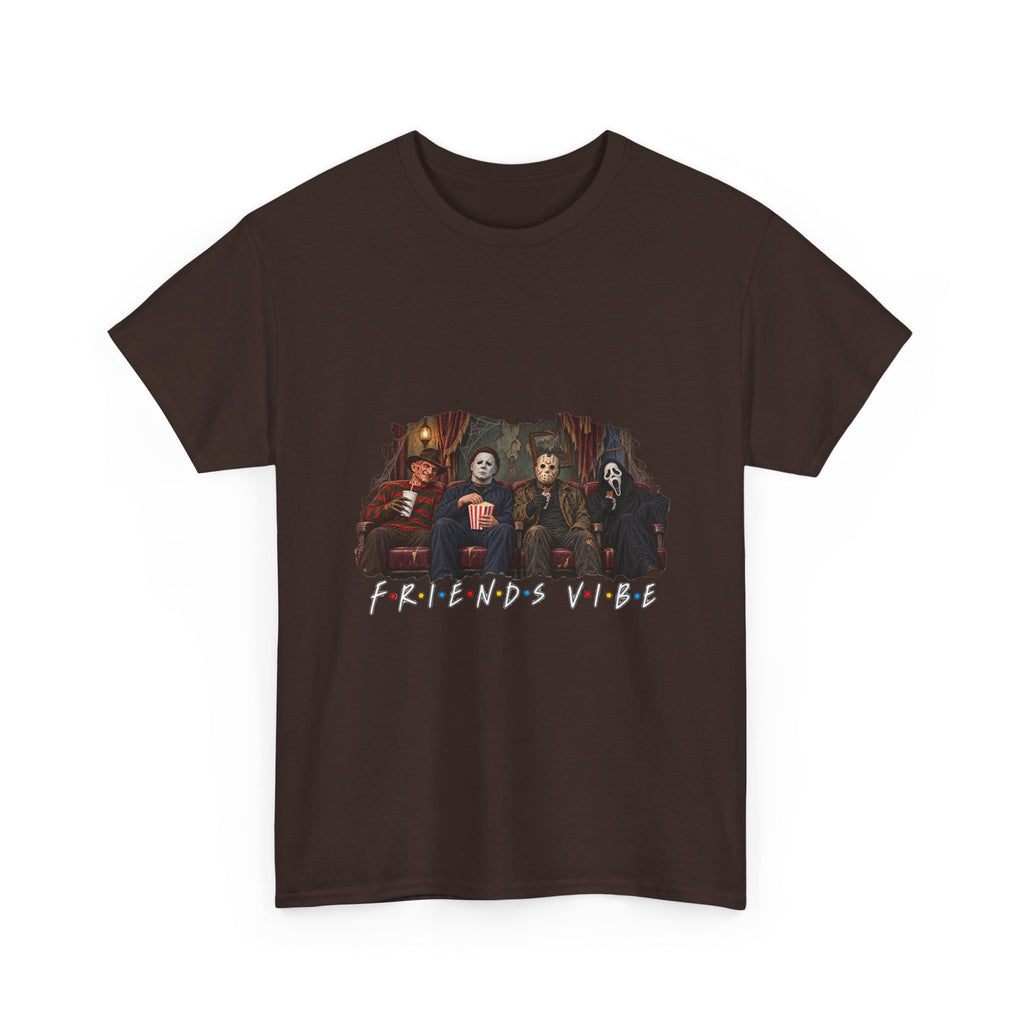 Horror Movie Icons Friends Vibe Tee | Vintage Slasher Characters Graphic Shirt | Unisex designs