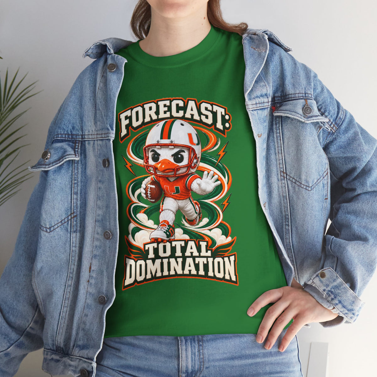 Forecast: Total Domination T-Shirt | UM | Miami |Canes | Cartoon Tee | Graphic tee