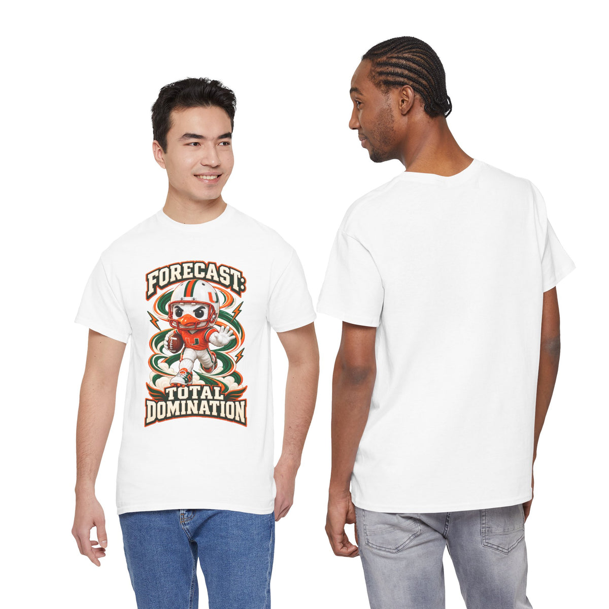 Forecast: Total Domination T-Shirt | UM | Miami |Canes | Cartoon Tee | Graphic tee