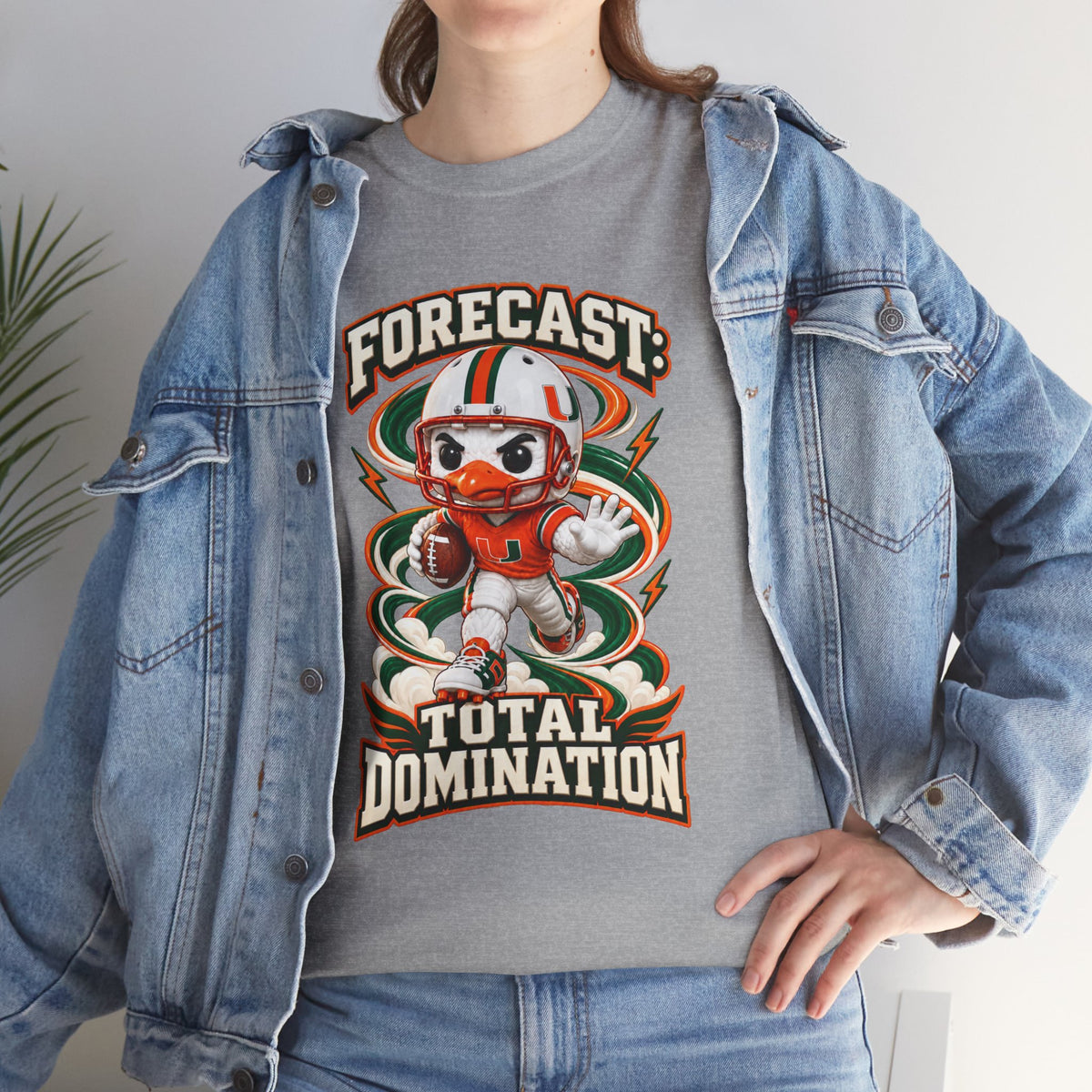 Forecast: Total Domination T-Shirt | UM | Miami |Canes | Cartoon Tee | Graphic tee
