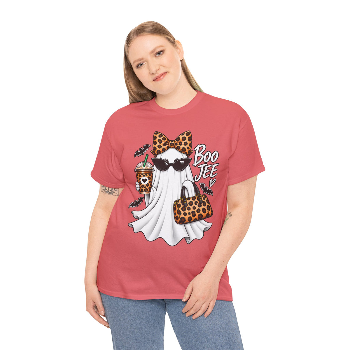 Boo Jee Halloween T-Shirt | Leopard Chic Ghost Tee