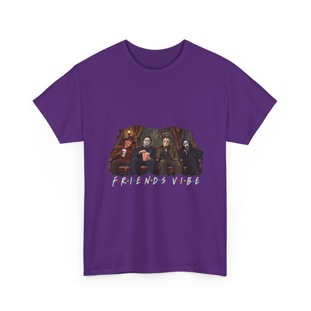 Horror Movie Icons Friends Vibe Tee | Vintage Slasher Characters Graphic Shirt | Unisex designs