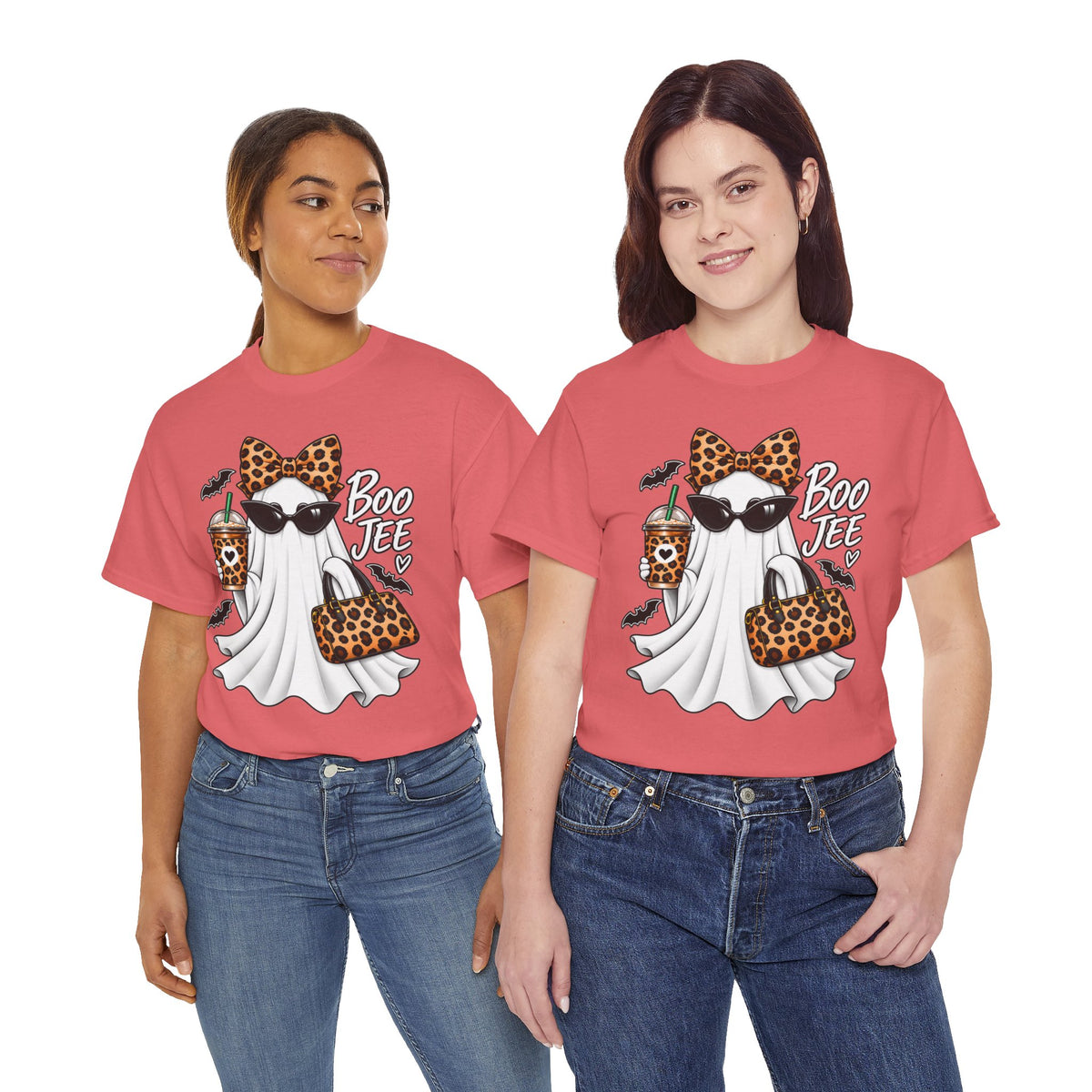 Boo Jee Halloween T-Shirt | Leopard Chic Ghost Tee