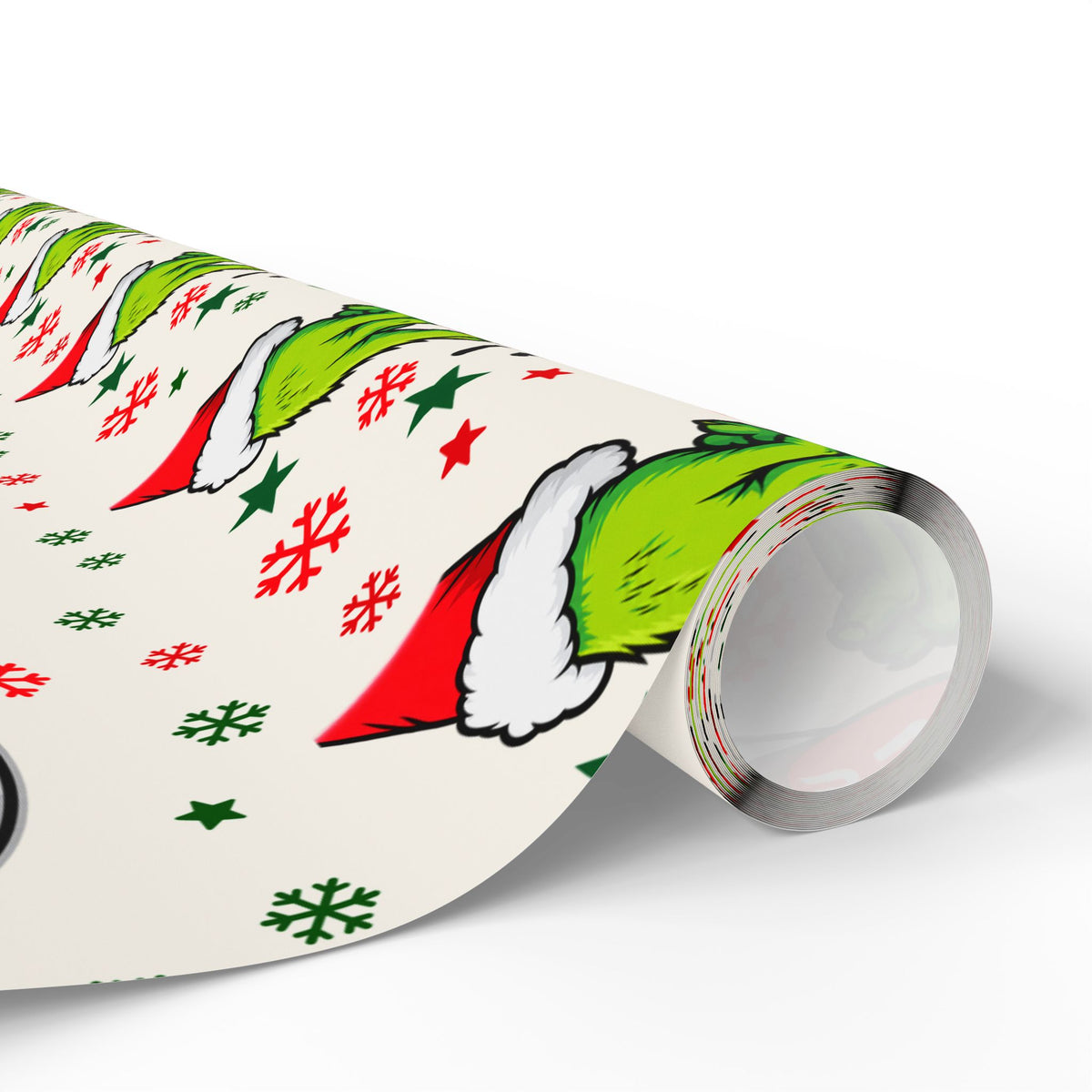 Grinch Button Christmas Wrapping Paper
