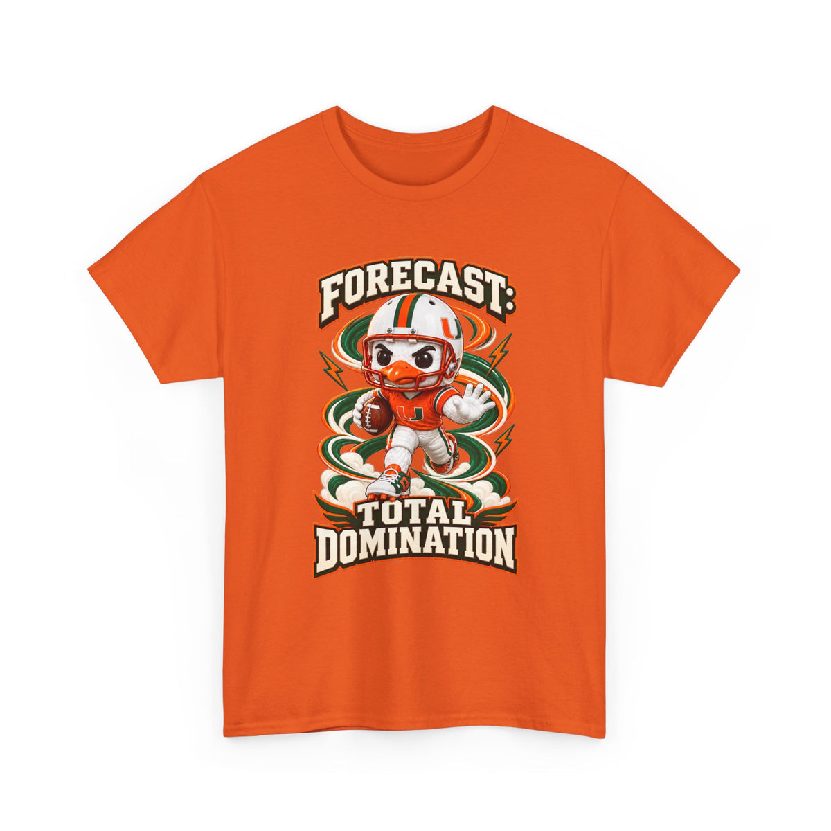Forecast: Total Domination T-Shirt | UM | Miami |Canes | Cartoon Tee | Graphic tee