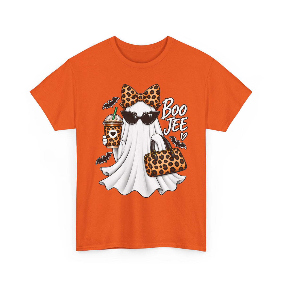 Boo Jee Halloween T-Shirt | Leopard Chic Ghost Tee