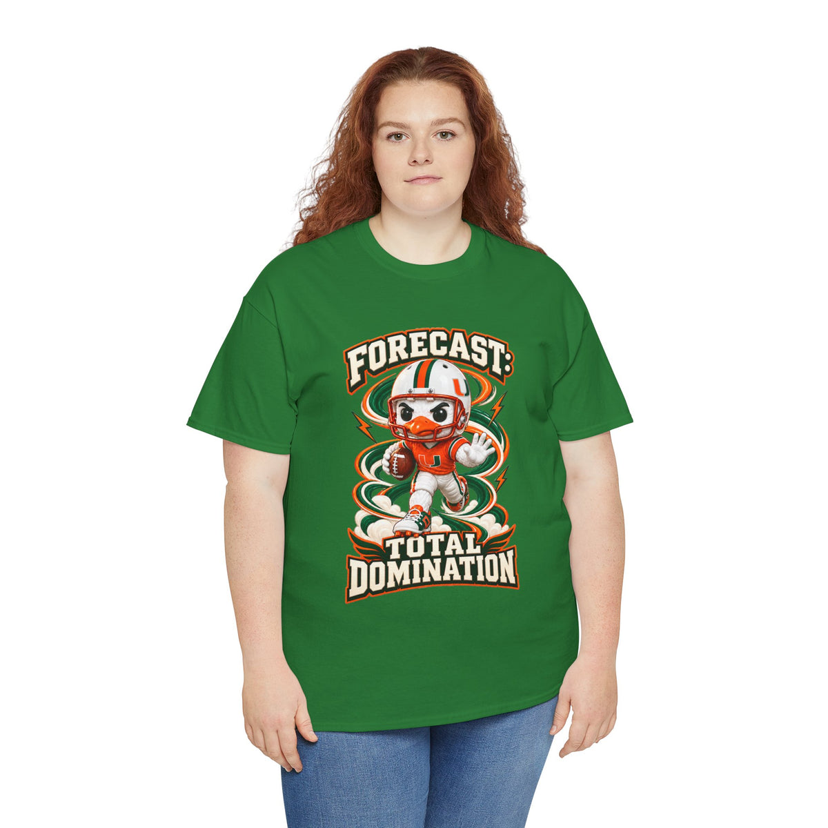 Forecast: Total Domination T-Shirt | UM | Miami |Canes | Cartoon Tee | Graphic tee
