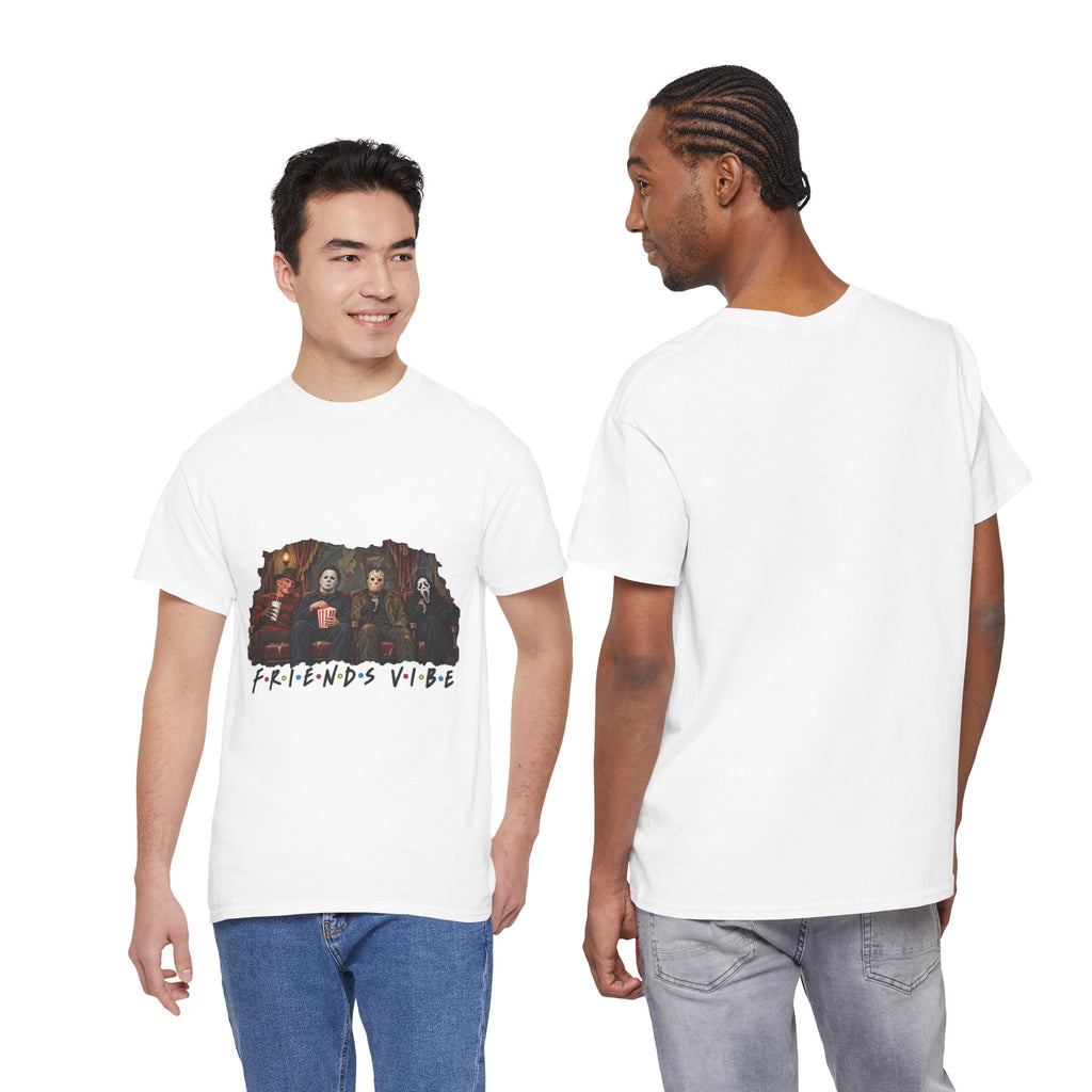 Horror Movie Icons Friends Vibe Tee | Vintage Slasher Characters Graphic Shirt | Unisex designs