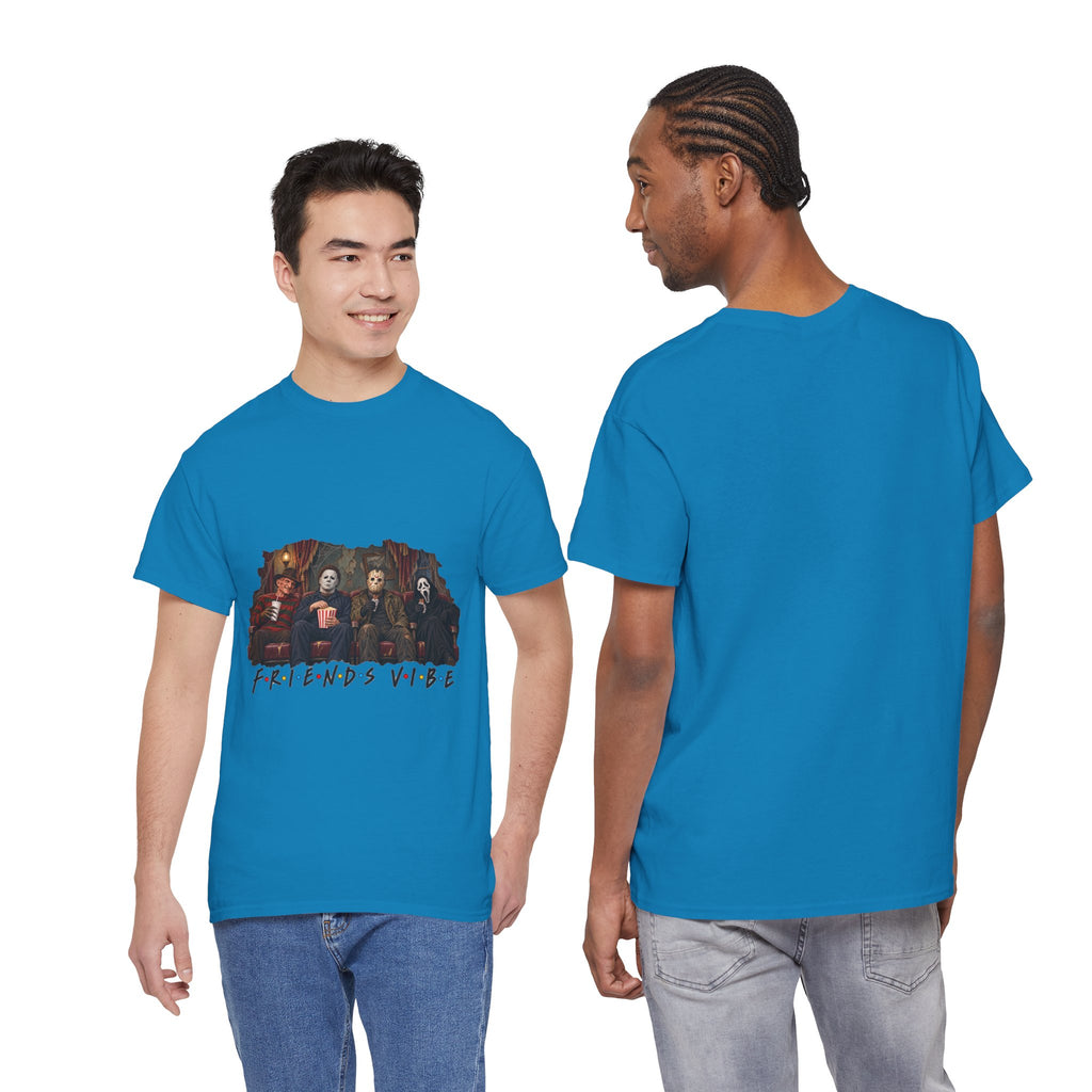 Horror Movie Icons Friends Vibe Tee | Vintage Slasher Characters Graphic Shirt | Unisex designs