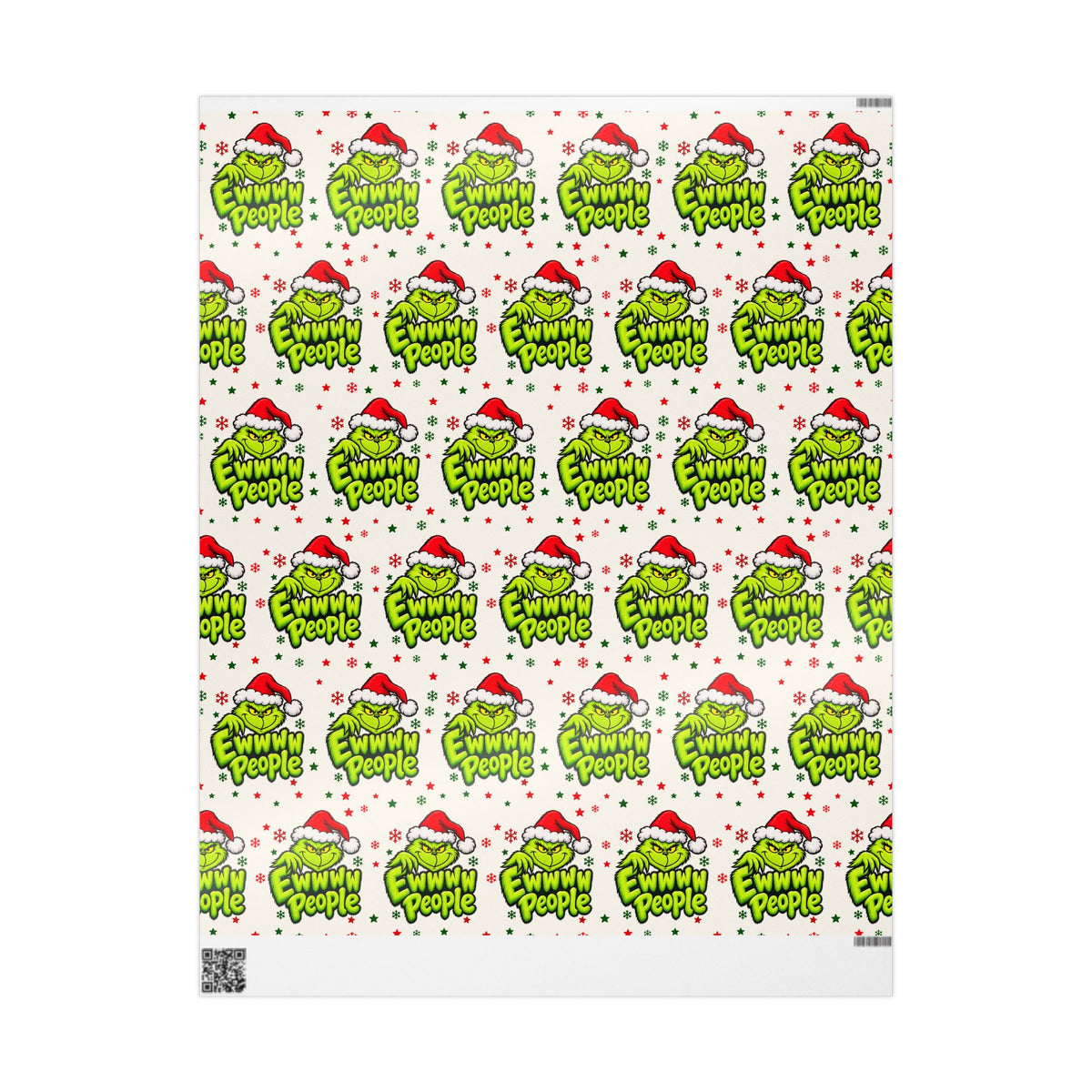 Grinch-Inspired Christmas Wrapping Paper