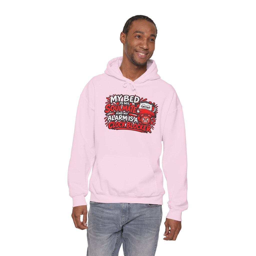 My Bed Is My Soulmate Alarm Is A Clock-Blocker Hoodie | Funny Hoodie