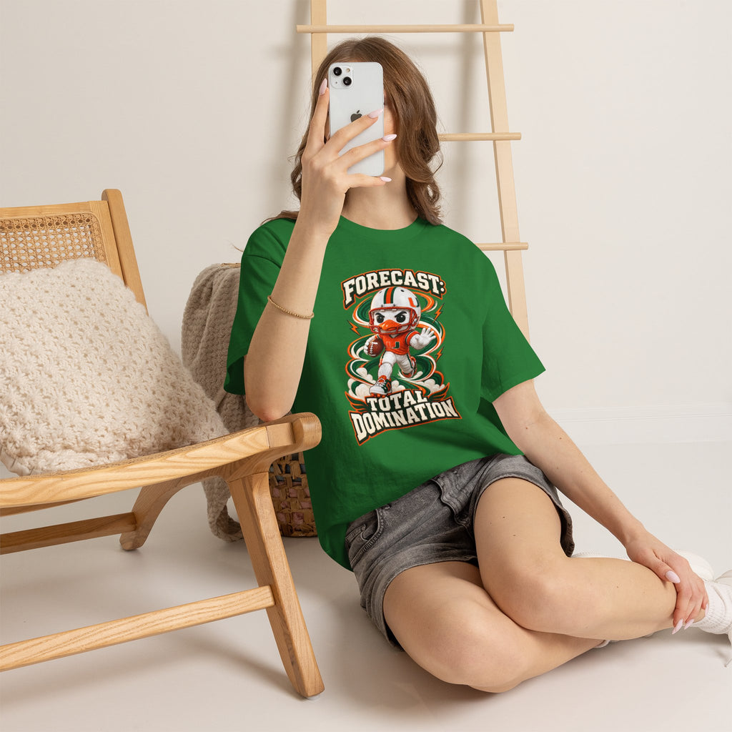 Forecast: Total Domination T-Shirt | UM | Miami |Canes | Cartoon Tee | Graphic tee
