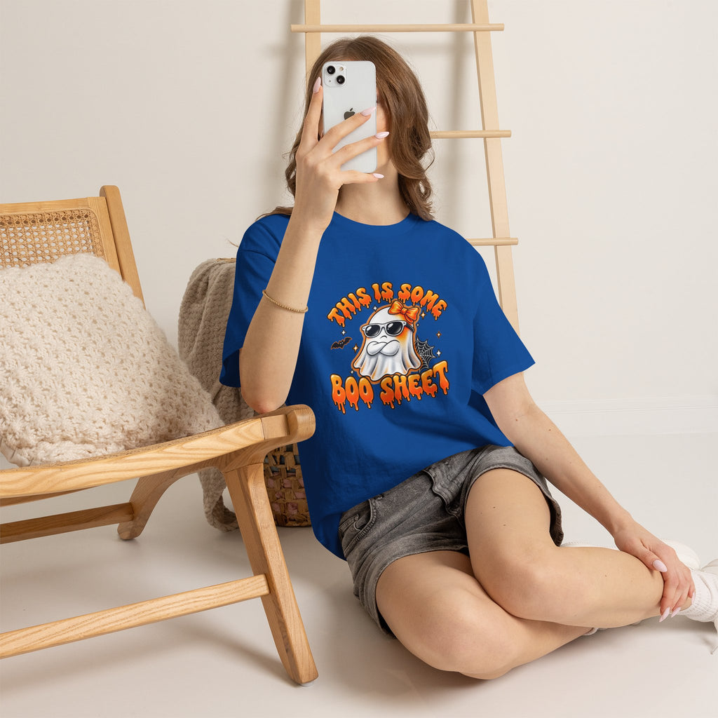 This Is Some Boo Sheet ghost tee | Halloween shirt, funny spooky design