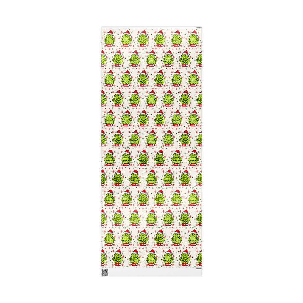 Grinch Christmas Wrapping Paper, Grinch Mode