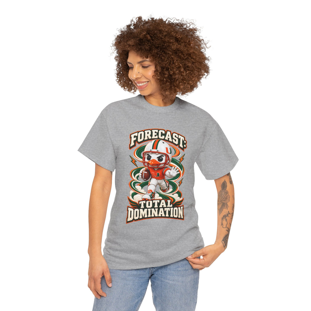 Forecast: Total Domination T-Shirt | UM | Miami |Canes | Cartoon Tee | Graphic tee