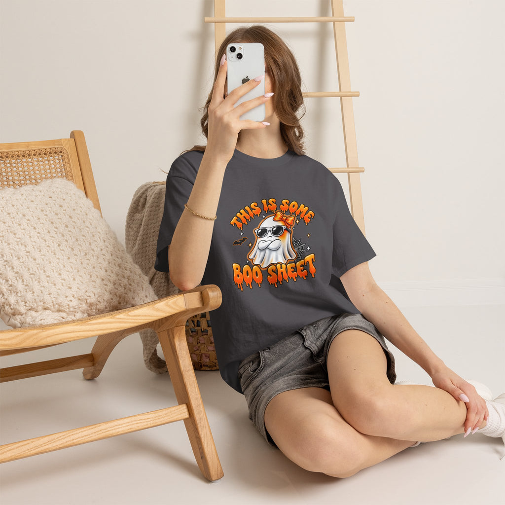 This Is Some Boo Sheet ghost tee | Halloween shirt, funny spooky design