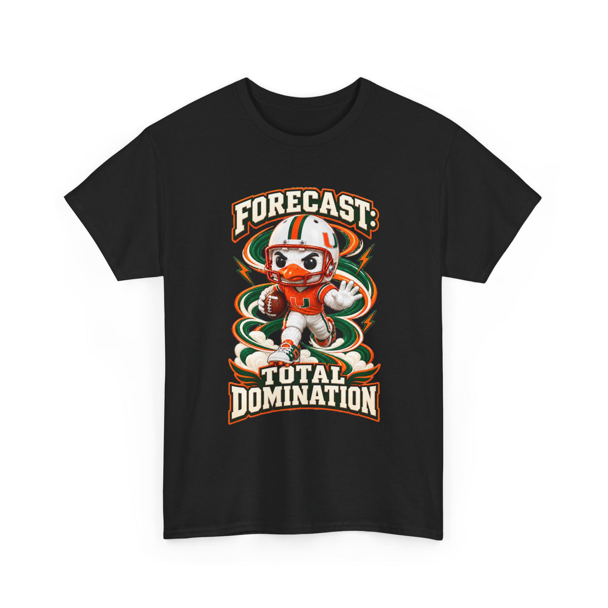 Forecast: Total Domination T-Shirt | UM | Miami |Canes | Cartoon Tee | Graphic tee
