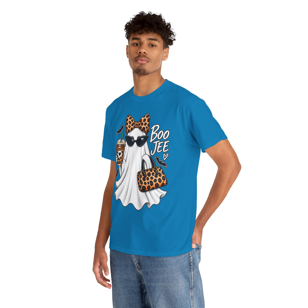 Boo Jee Halloween T-Shirt | Leopard Chic Ghost Tee