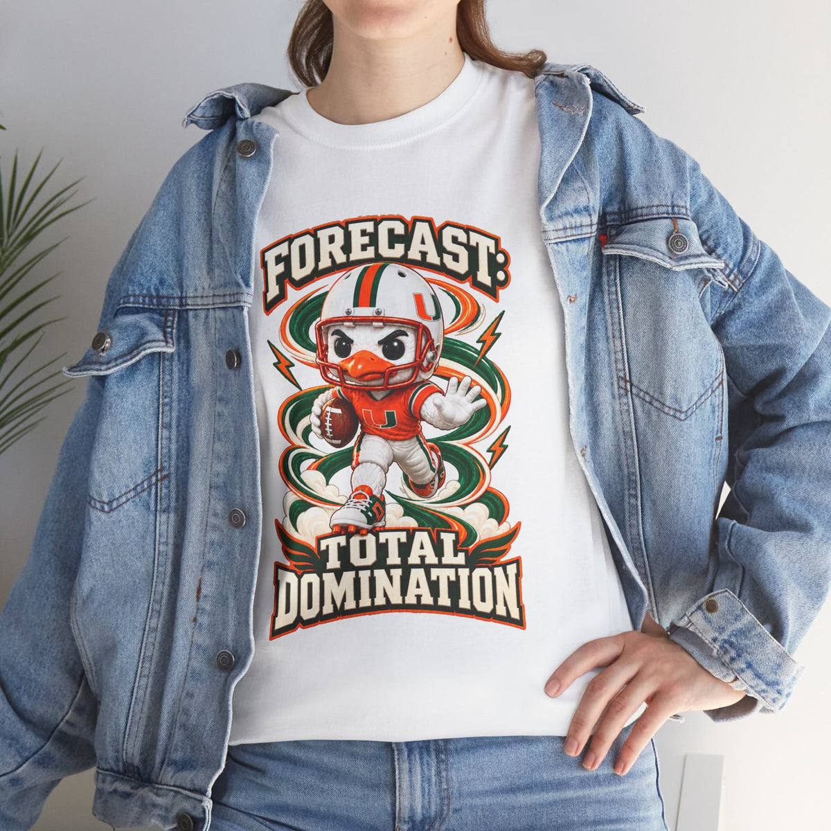 Forecast: Total Domination T-Shirt | UM | Miami |Canes | Cartoon Tee | Graphic tee