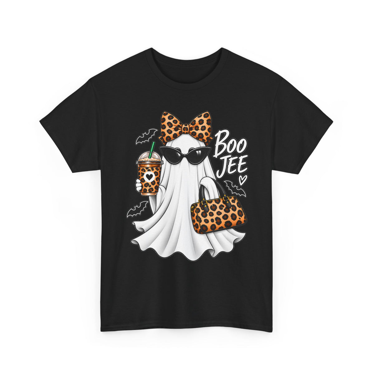 Boo Jee Halloween T-Shirt | Leopard Chic Ghost Tee