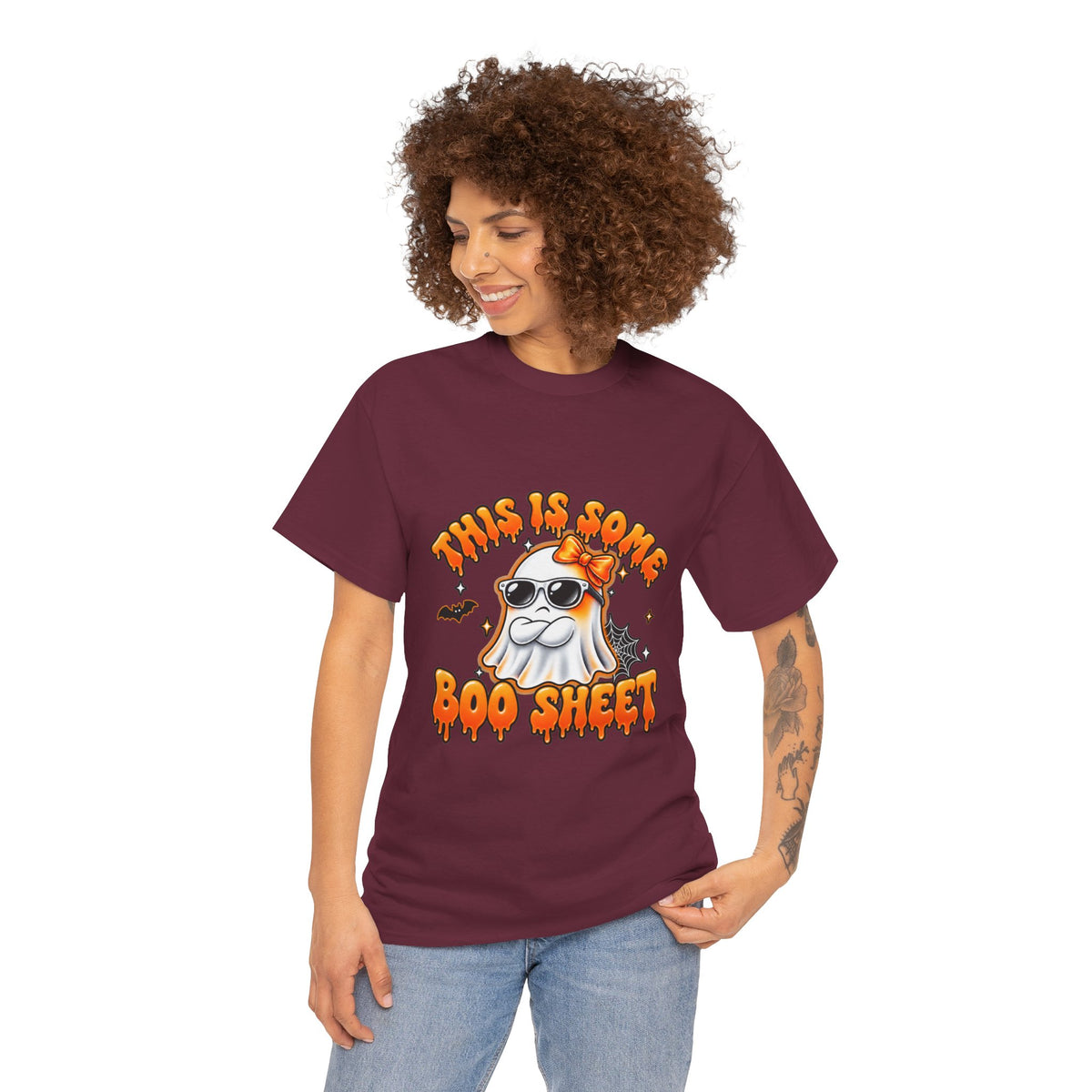This Is Some Boo Sheet ghost tee | Halloween shirt, funny spooky design