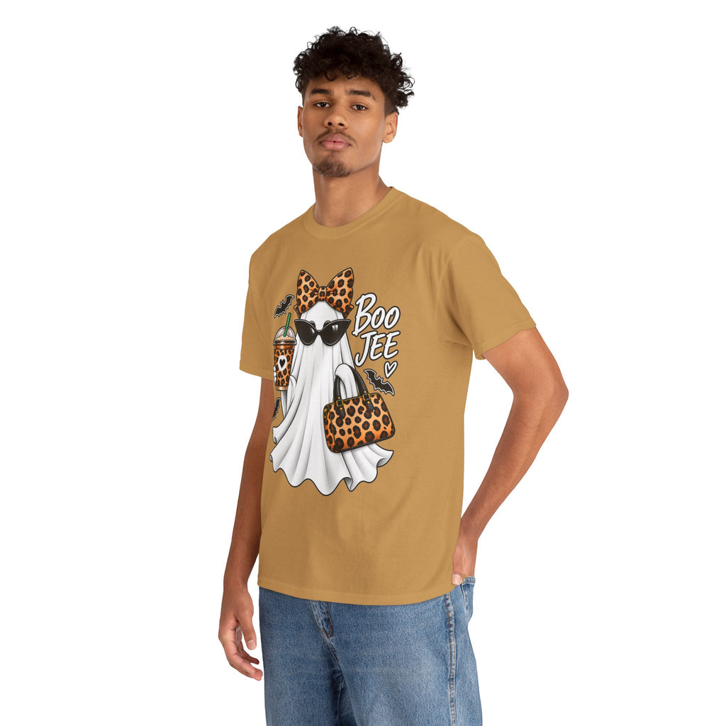 Boo Jee Halloween T-Shirt | Leopard Chic Ghost Tee