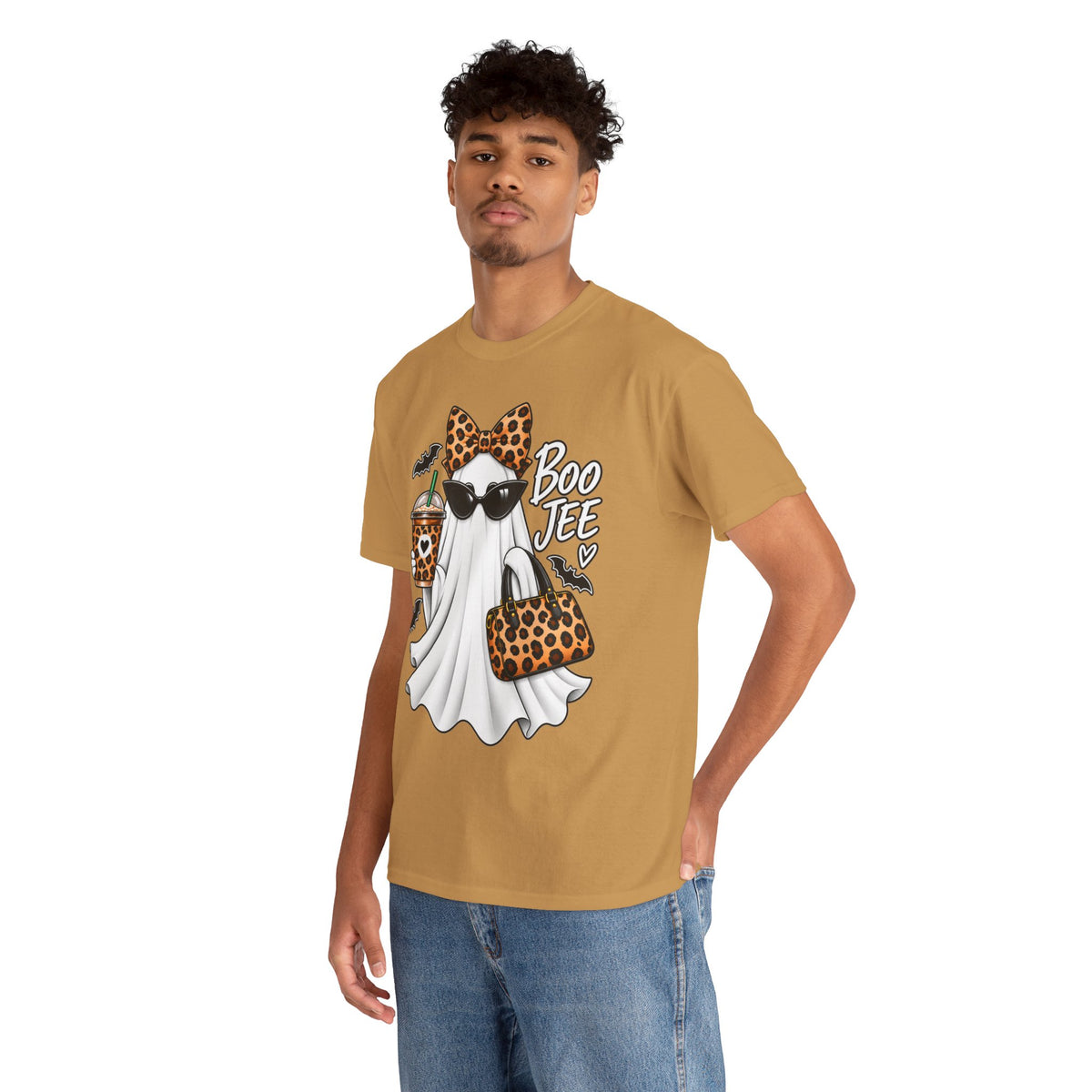 Boo Jee Halloween T-Shirt | Leopard Chic Ghost Tee